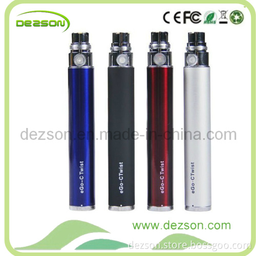 New EGO-C Twist EGO Battery Variable Voltage Twist 3.2V-4.8V E-Cigarette, Electronic Cigarette